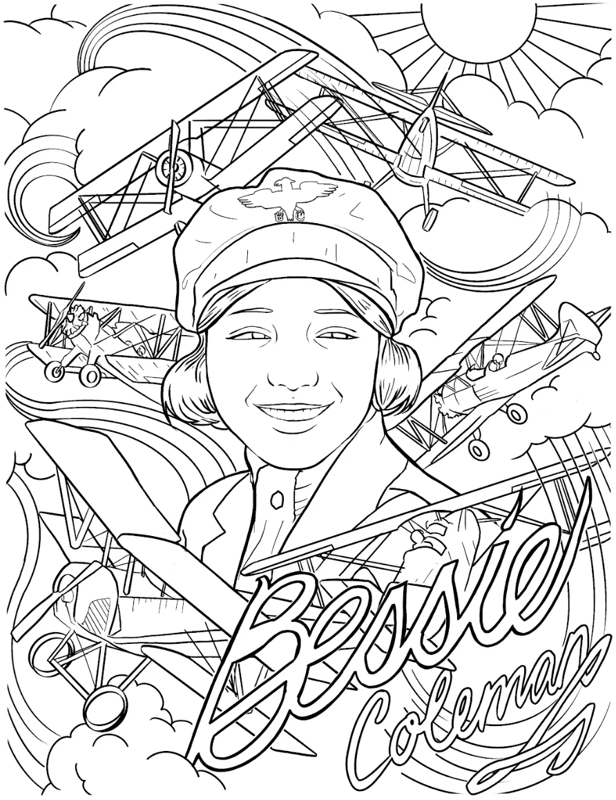 Plane to seeâ coloring sheets