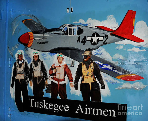 Tuskegee airmen art print by leon hollins iii