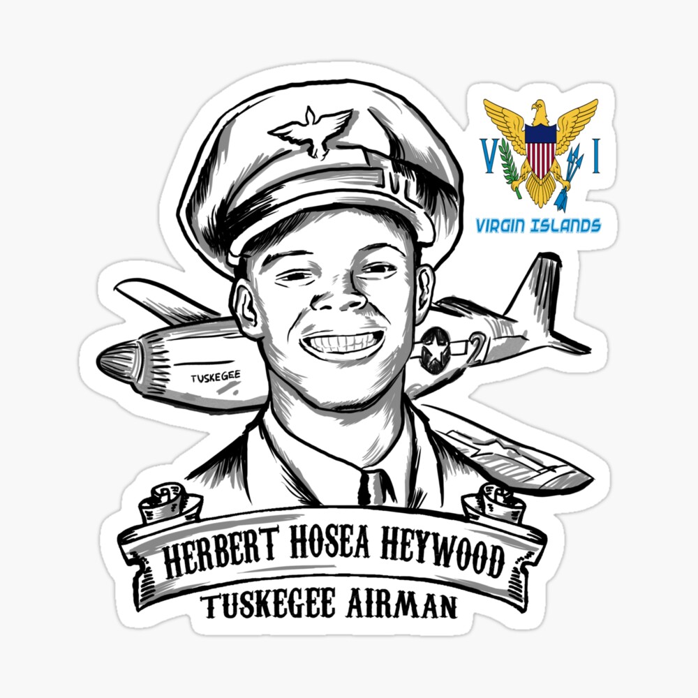 Vi tuskegee airman herbert hosea heywood greeting card for sale by wearthepositive