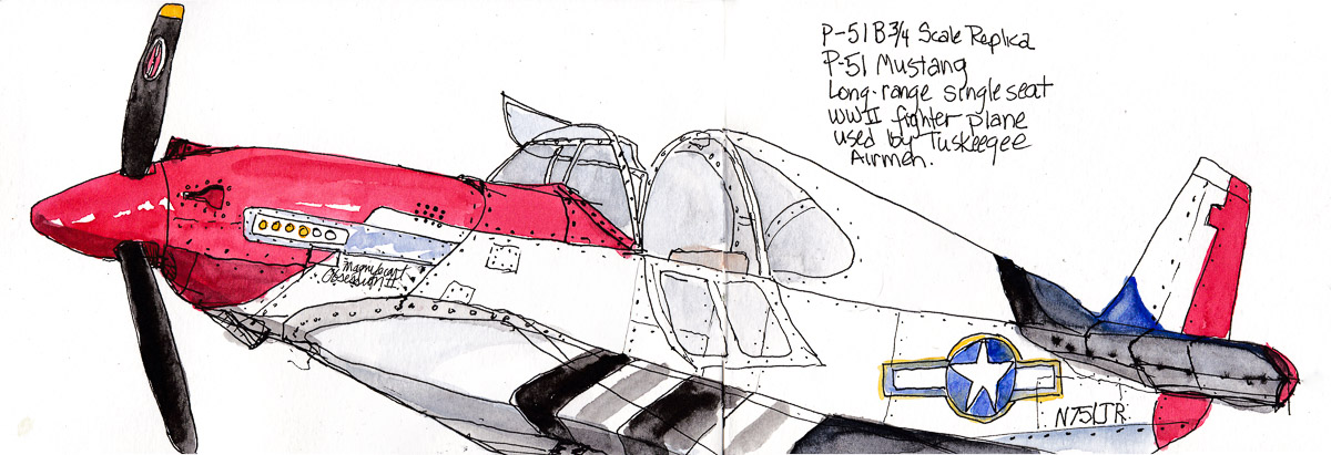 Oakland aviation museum sketches â jana bouc artist