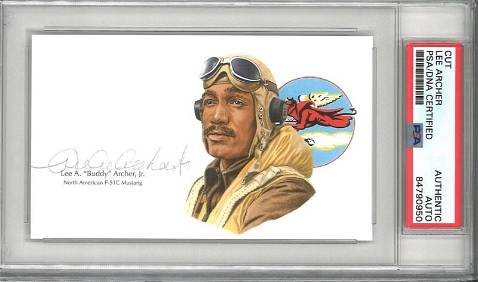 Signed tuskegee airmen poster