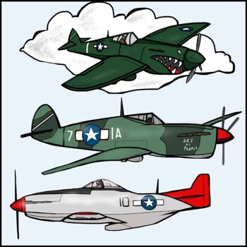 The tuskegee airmen clip art by dandy doodles tpt