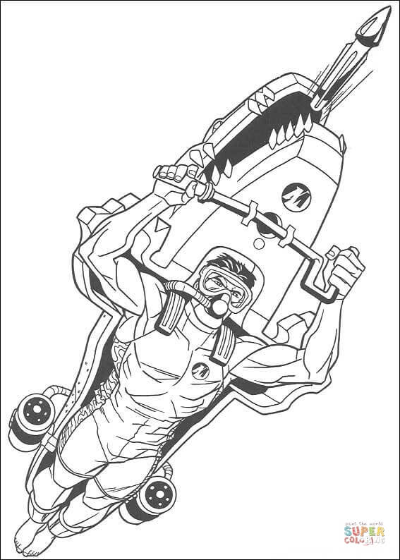 Action man shooting coloring page free printable coloring pages
