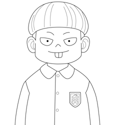 Tv man coloring pages for kids