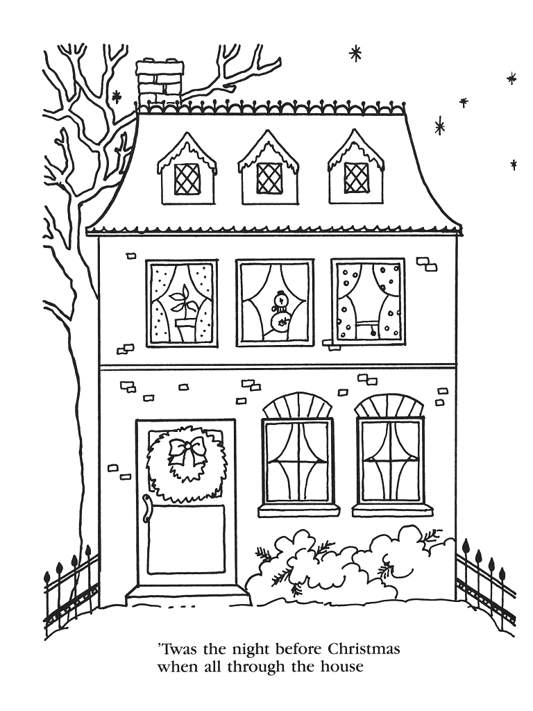 Twas night before christmas coloring pages christmas coloring pages christmas coloring books coloring books