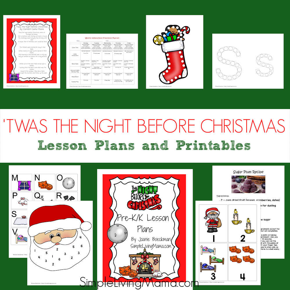 Twas the night before christmas activities for kids