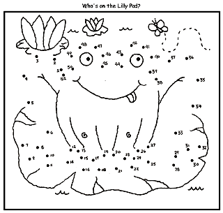 Dot to dots free coloring pages