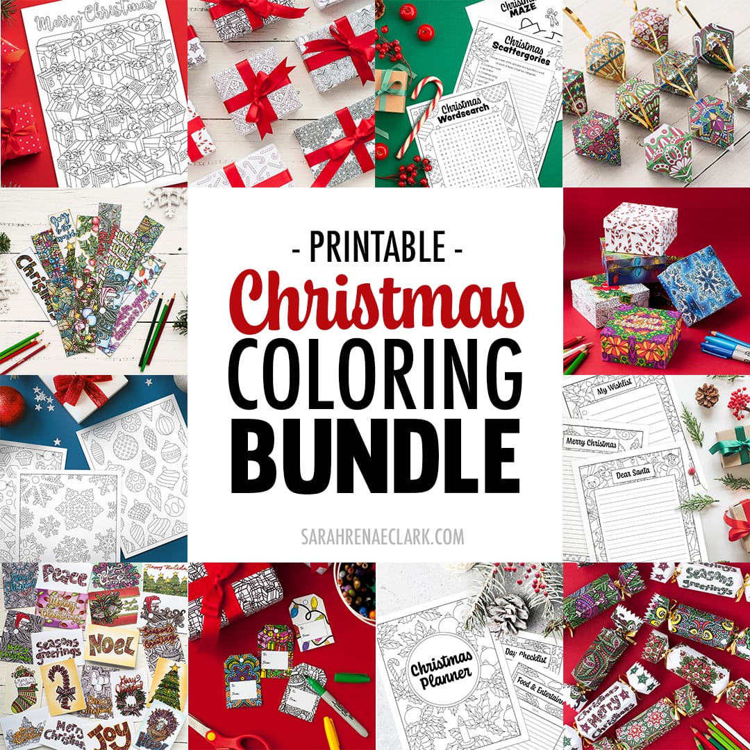 Ultimate christmas coloring bundle