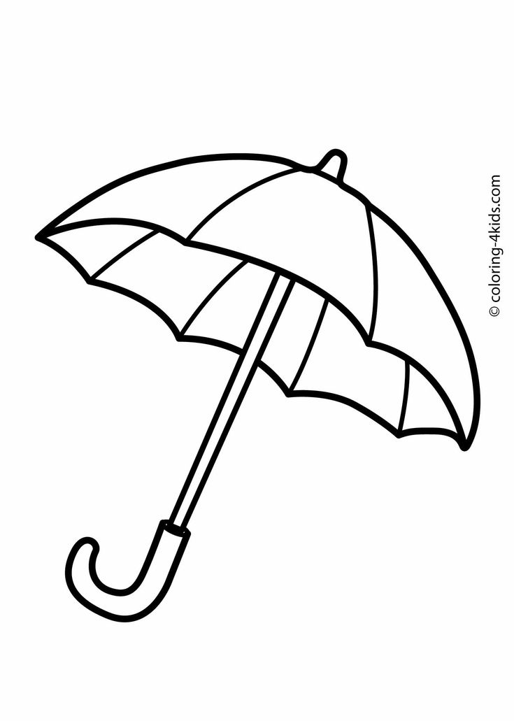 Umbrella colorg pages for kids prtable drawg umbrella colorg page umbrella drawg sprg colorg pages