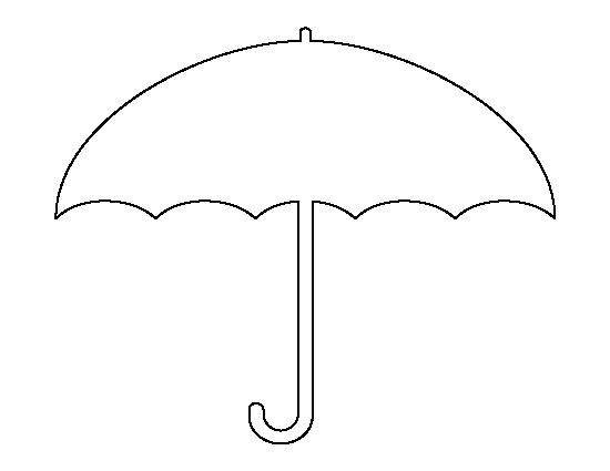 Printable umbrella template umbrella template umbrella umbrella art