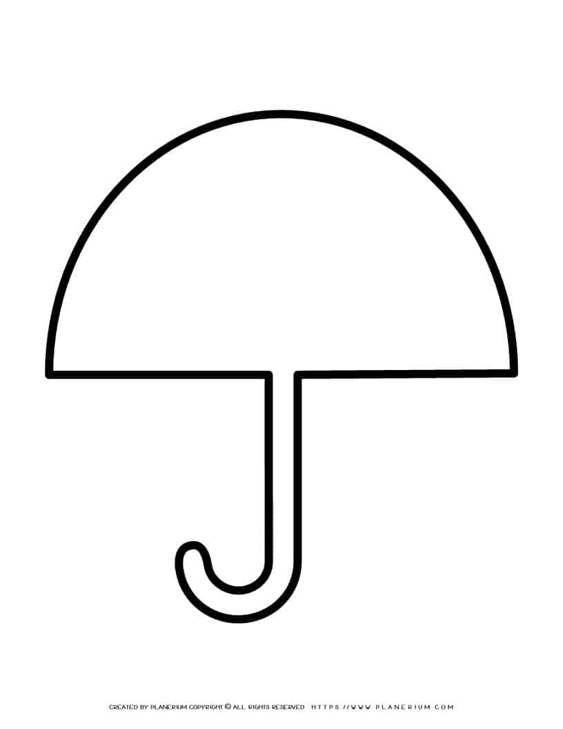 Umbrella template