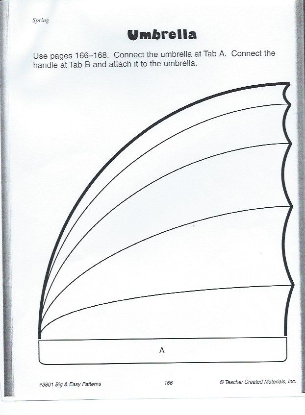 Top half of the umbrella template color page umbrella template color worksheets summer math worksheets