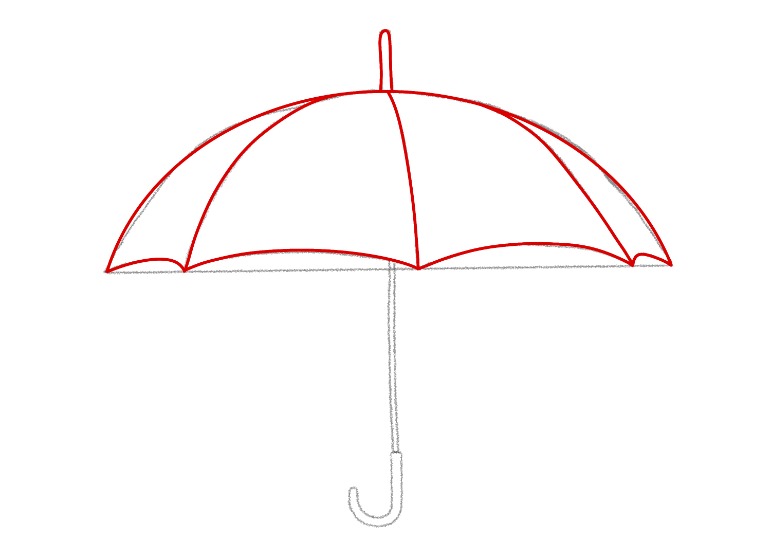How to draw an umbrella design school