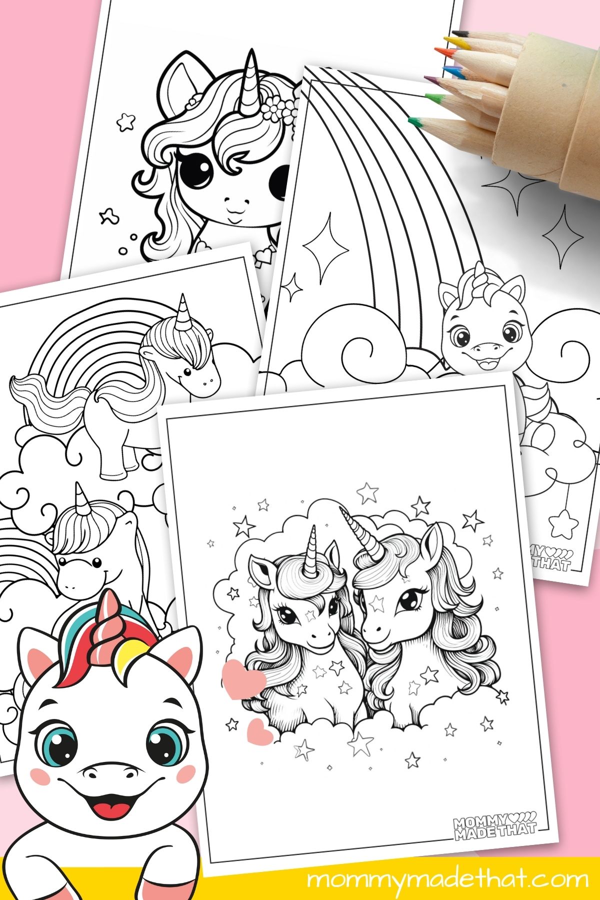 Unicorn coloring pages lots of free printables