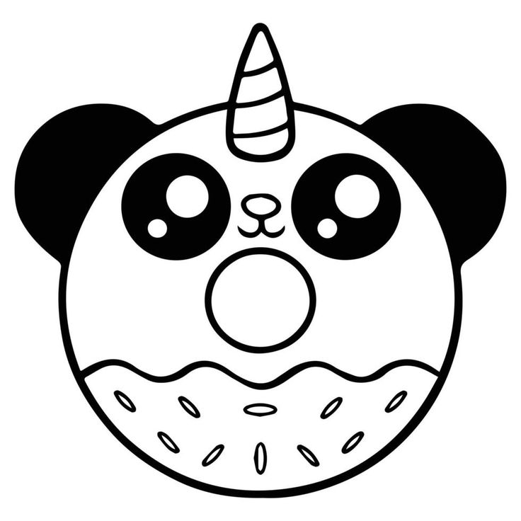 Download free vectors images stock photos stock videos donut coloring page panda coloring pages cute coloring pages