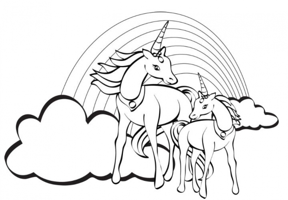 Free printable unicorn coloring pages