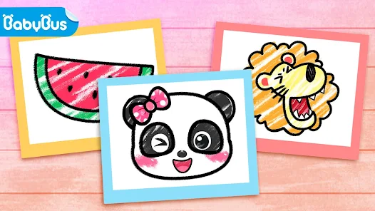 Baby pandas coloring pages