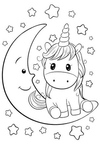 Imagen unicorn coloring pages free kids coloring pages cute coloring pages