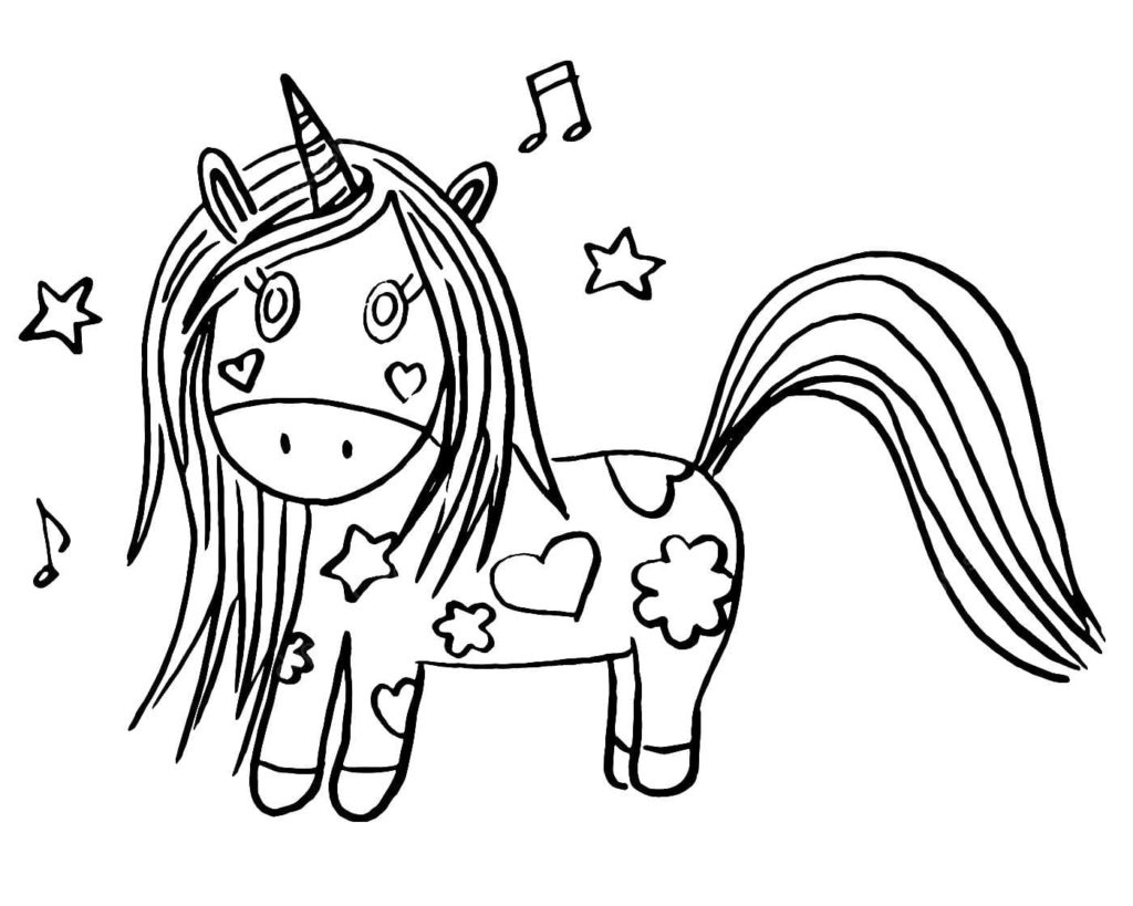 Unicorn coloring pages free printable coloring pages for kids
