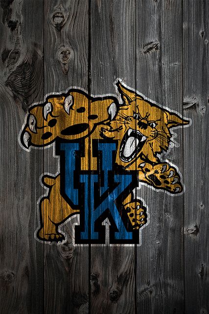 Kentucky wildcats alternate logo wood iphone background basketball wallpaper kentucky wildcats logo wild cats
