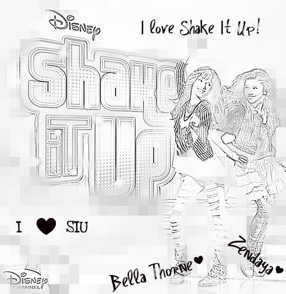 Shake it up disney colouring pages launching some of our first colouring pages