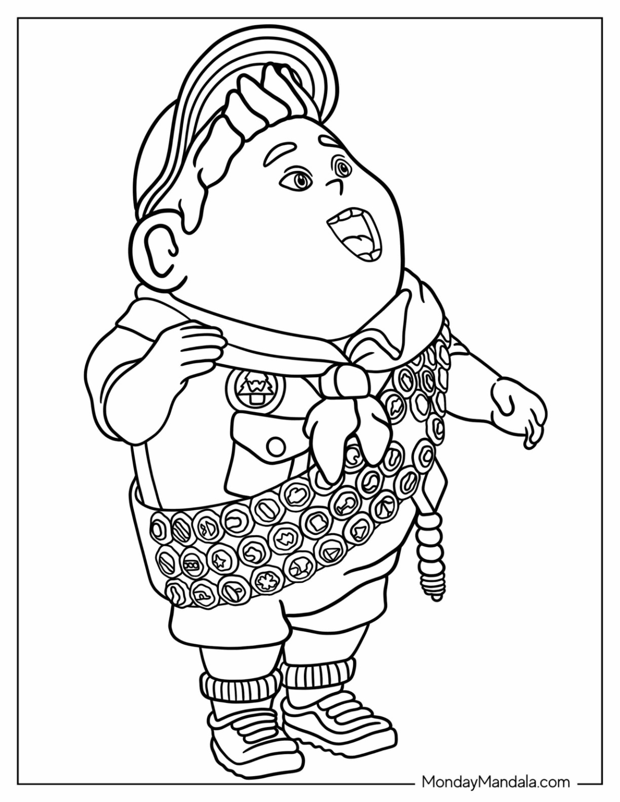 Up coloring pages free pdf printables