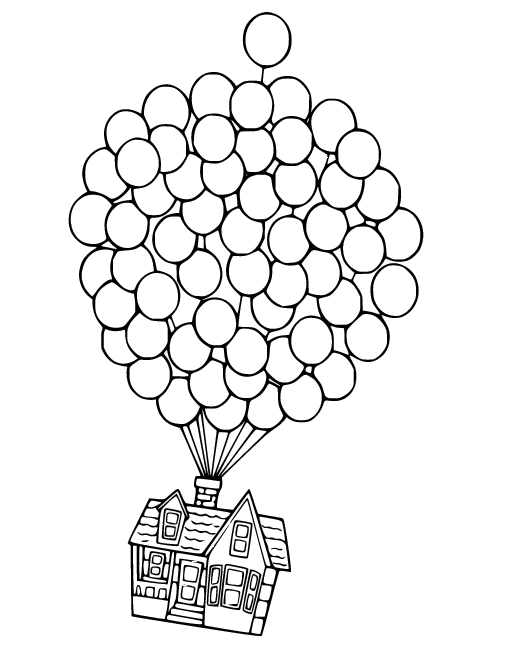Up coloring pages printable for free download
