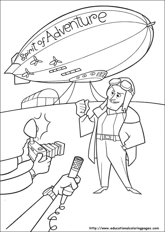 Up coloring pages