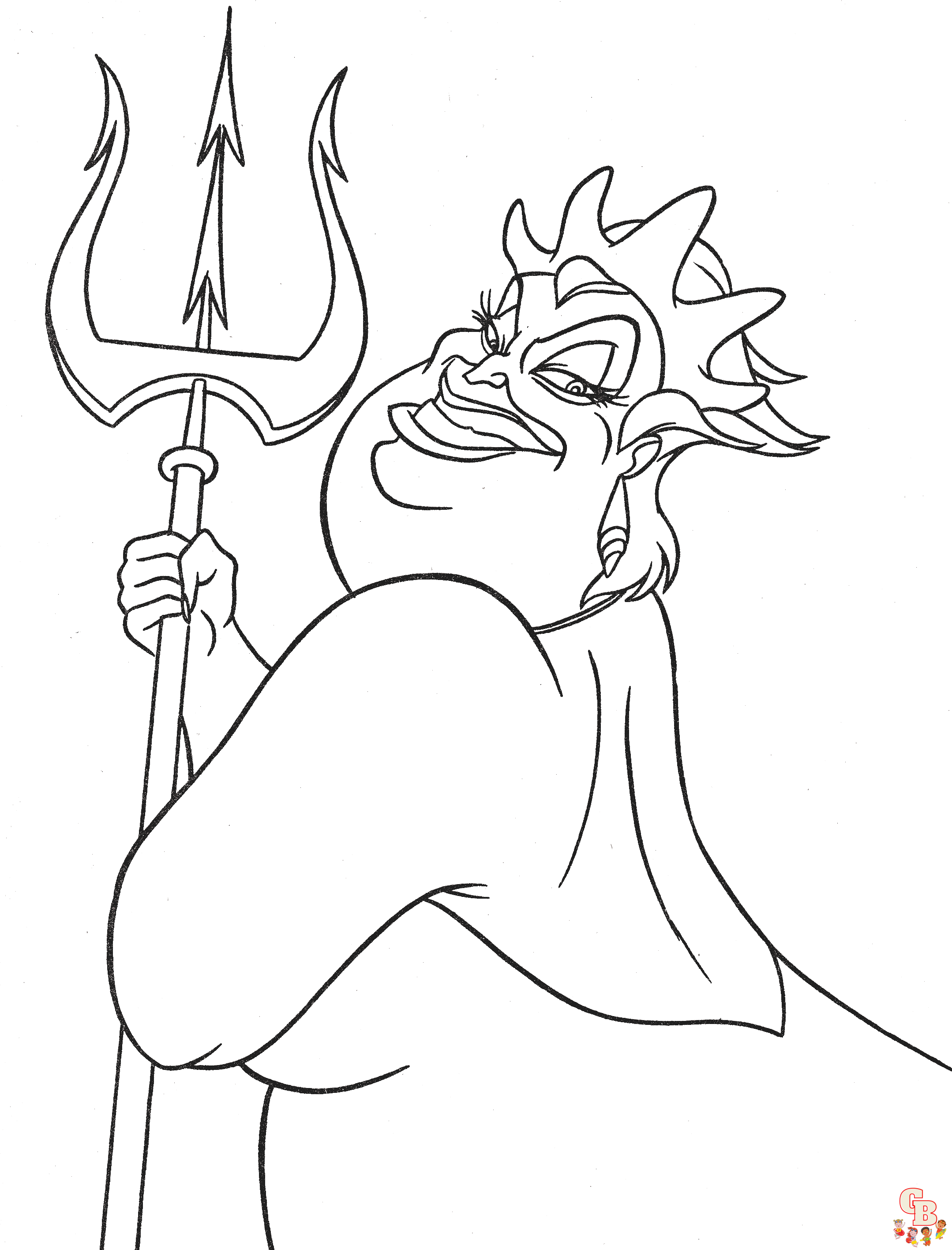 Printable ursula coloring pages free for kids and adults
