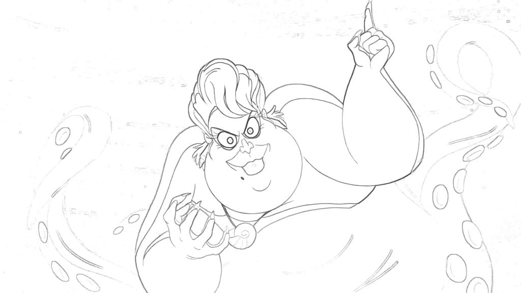 Ursula coloring page by richard on