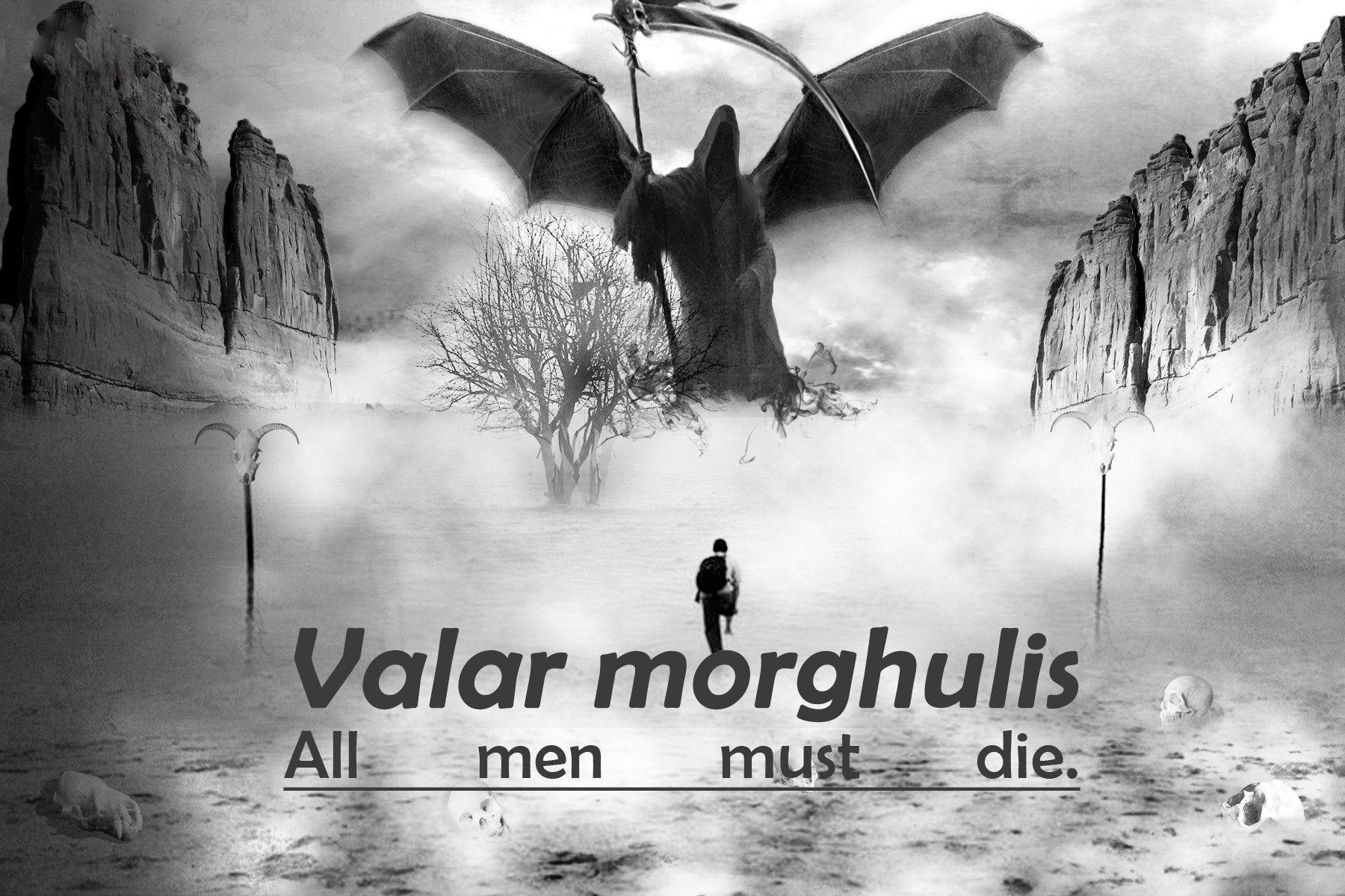Valar morghulis wallpaper spoiler translation of the word included rgameofthrones