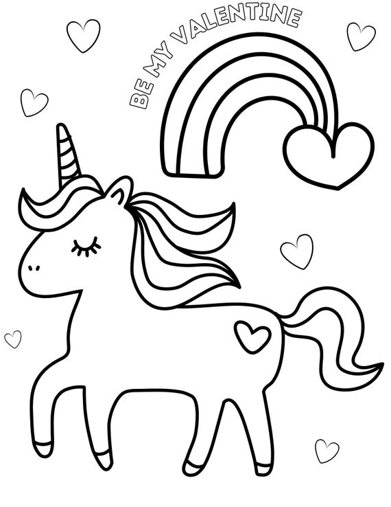 Unicorn valentines day coloring pages valentines printables valentines day sheet valentines coloring pages unicorn love