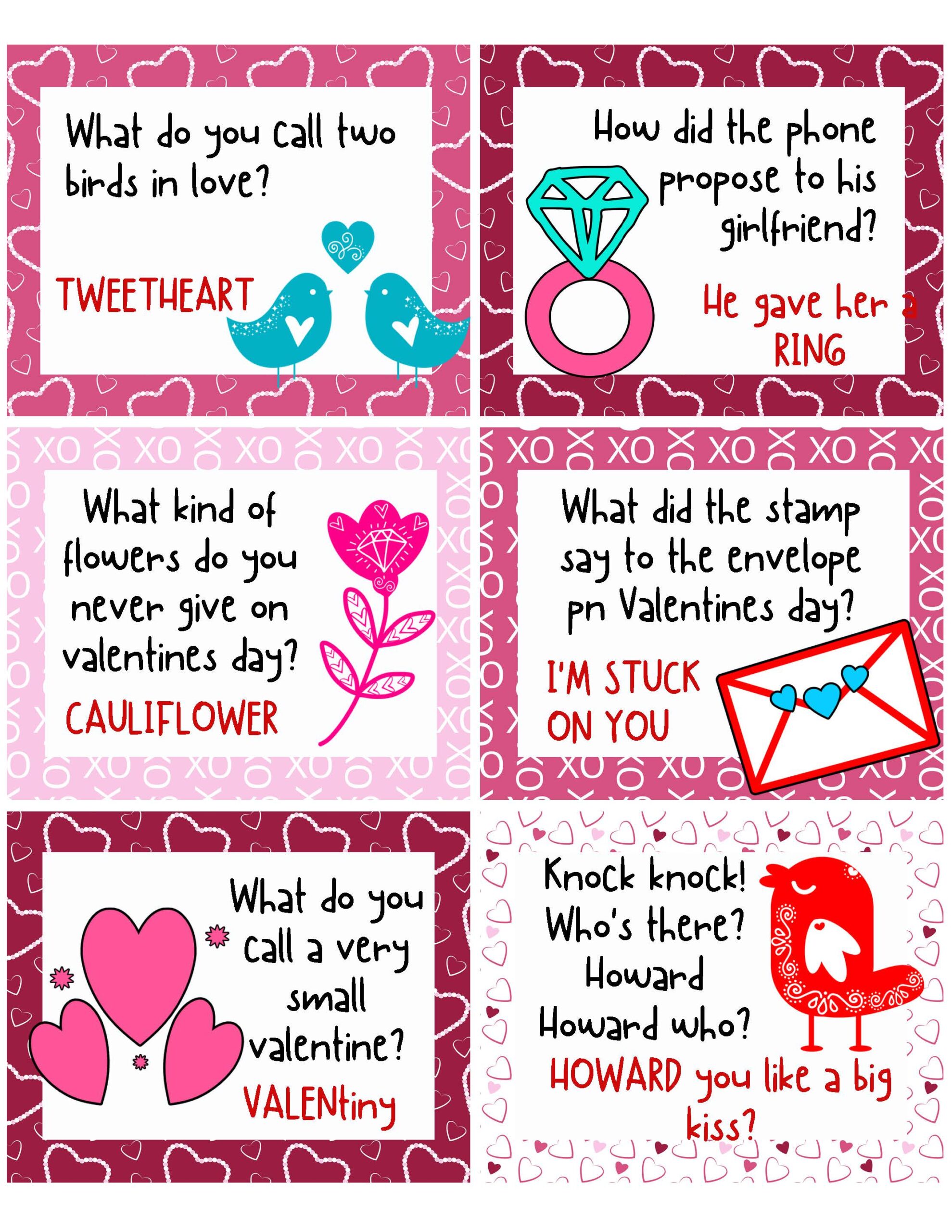 Printable valentine lunch box notes add a special touch to your childs lunch