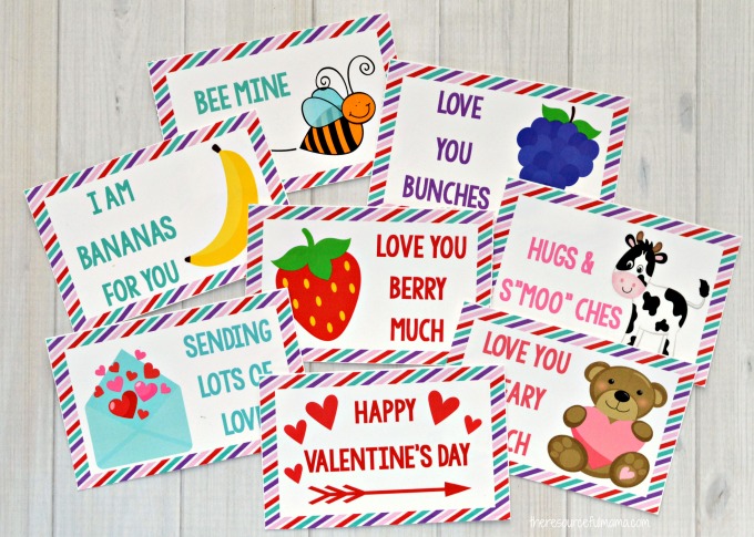 Valentines day lunch box notes