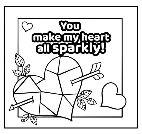 You make my heart all sparkly