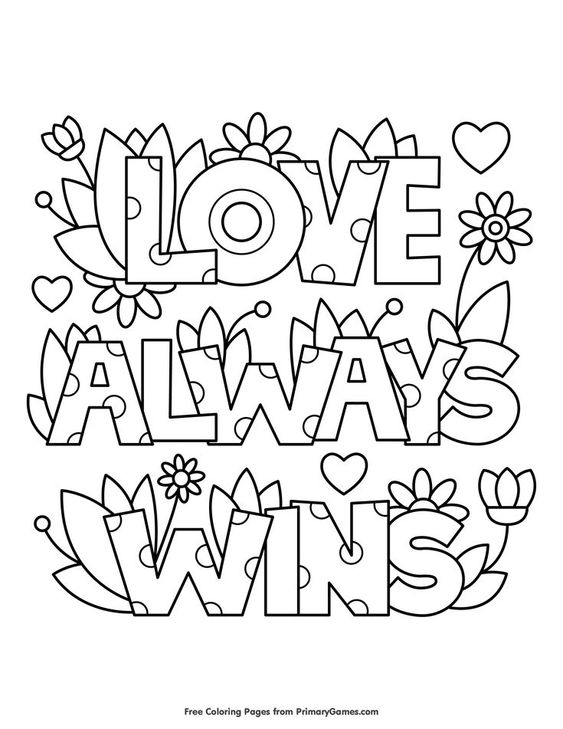 Free printable valentines day coloring pages for adults