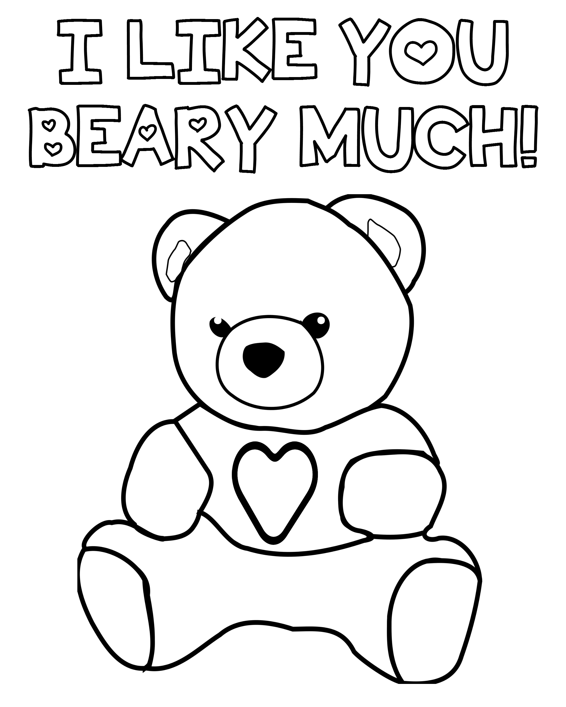 I like you beary much