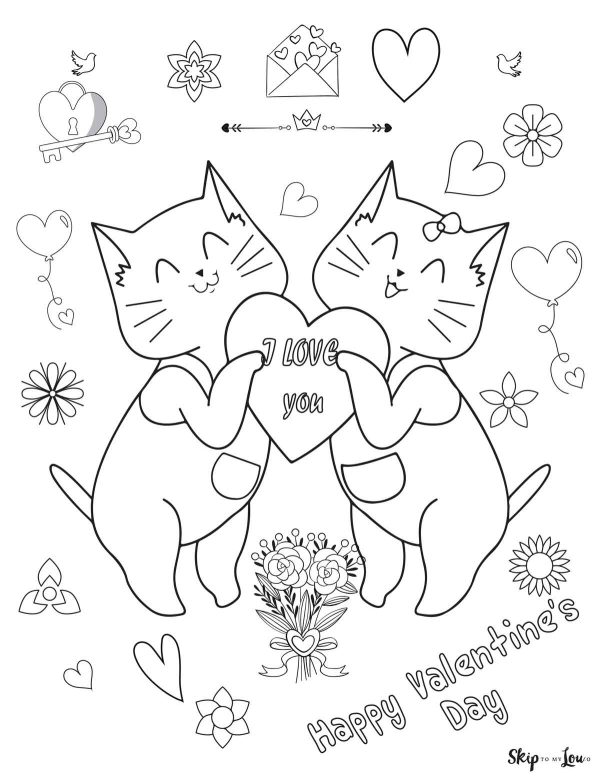 The best free valentines day coloring pages skip to my lou