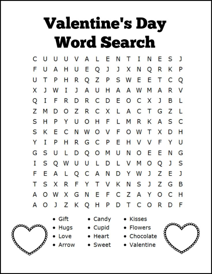 Valentines day word search puzzle valentines day words valentines word search valentine words