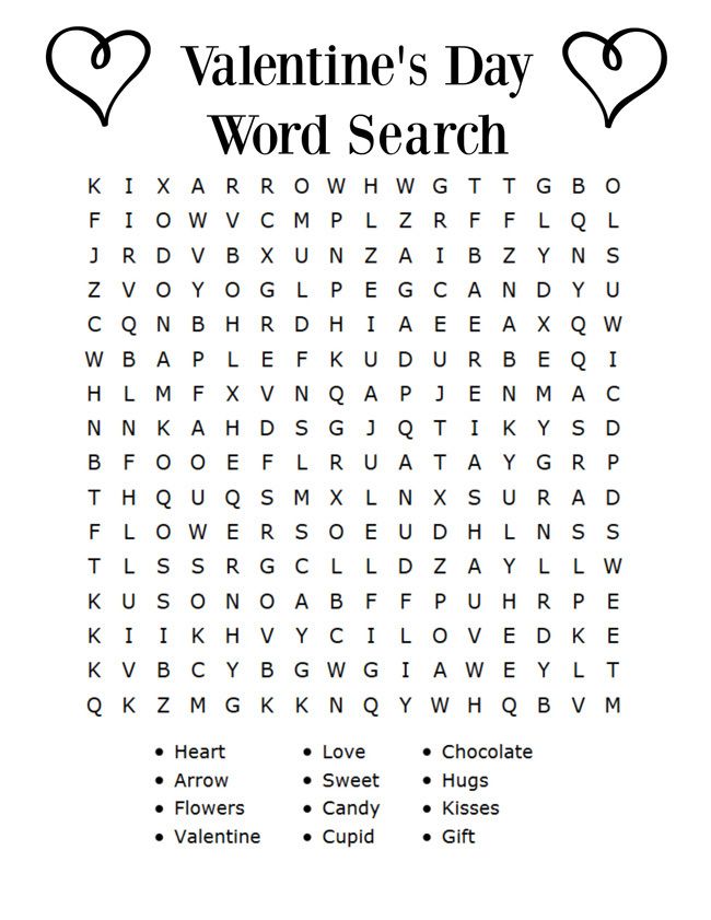 Valentine word search and puzzles valentines day words valentines word search valentine words