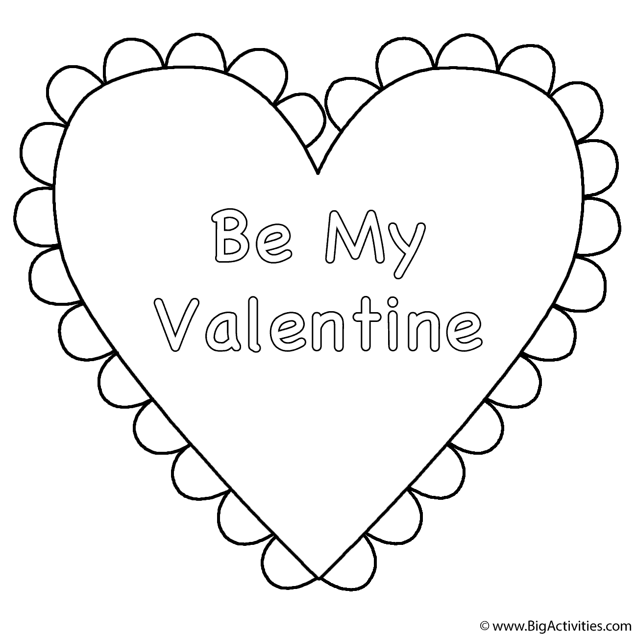 Heart be my valentine