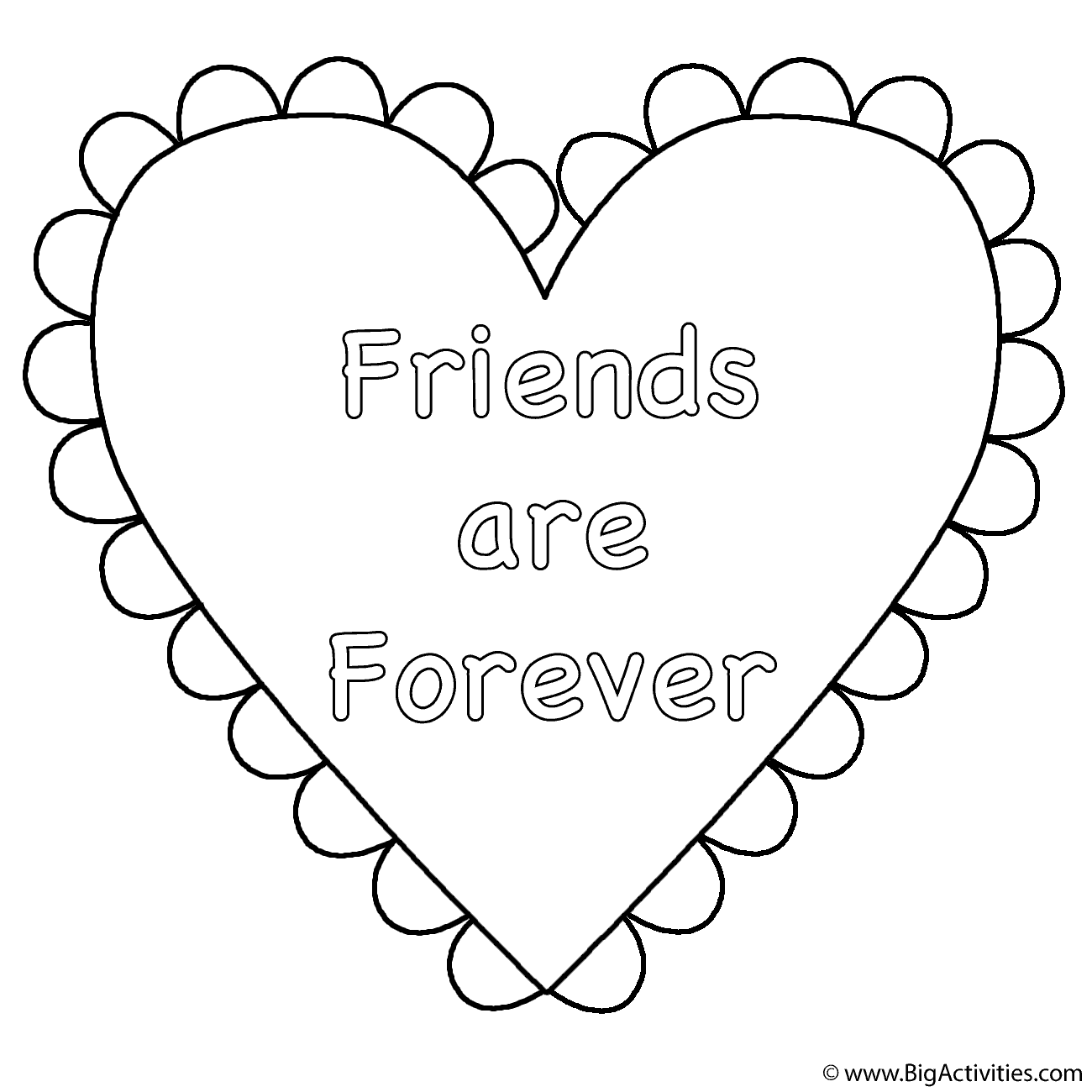 Heart friends are forever