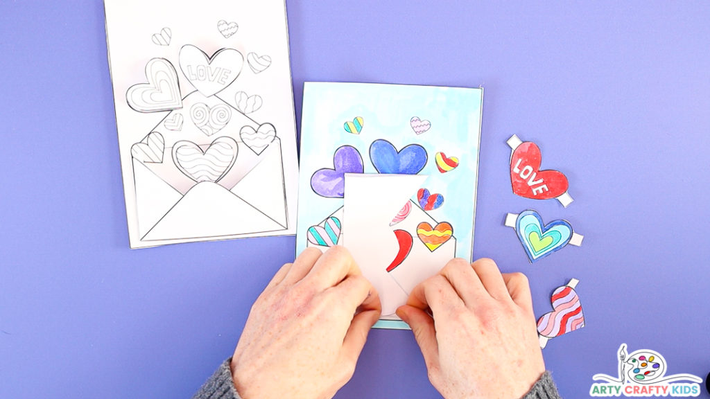 D valentines day coloring pages and crafts