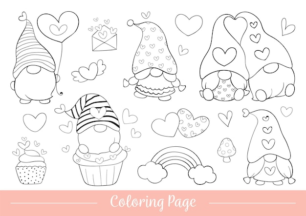 Page envelope coloring images
