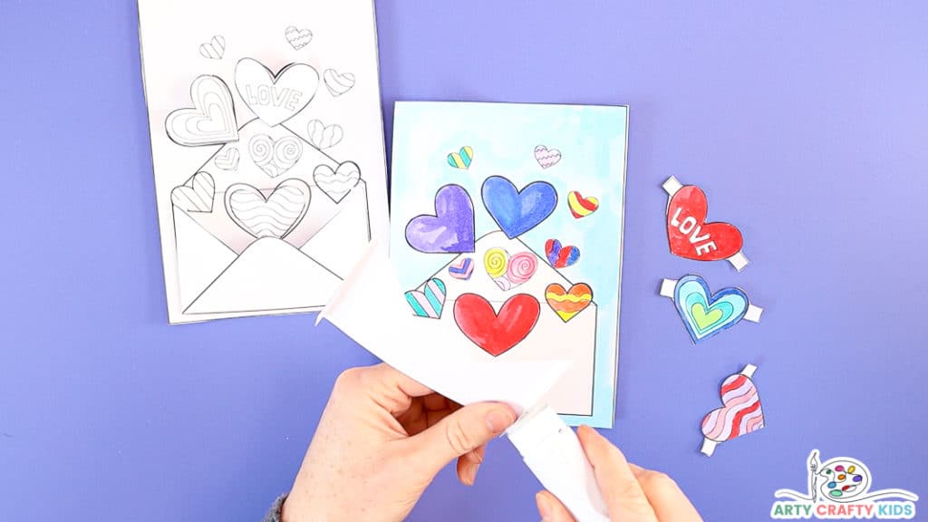 D valentines day coloring pages and crafts
