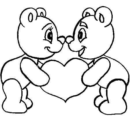 Valentines day coloring pages to download
