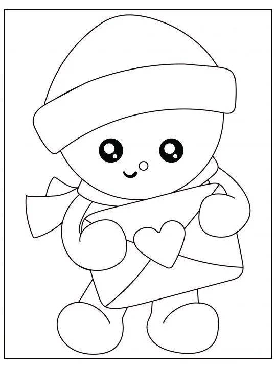 Free valentines day coloring pages pdf for instant download