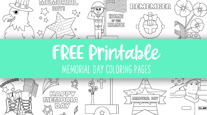 Memorial day coloring pages