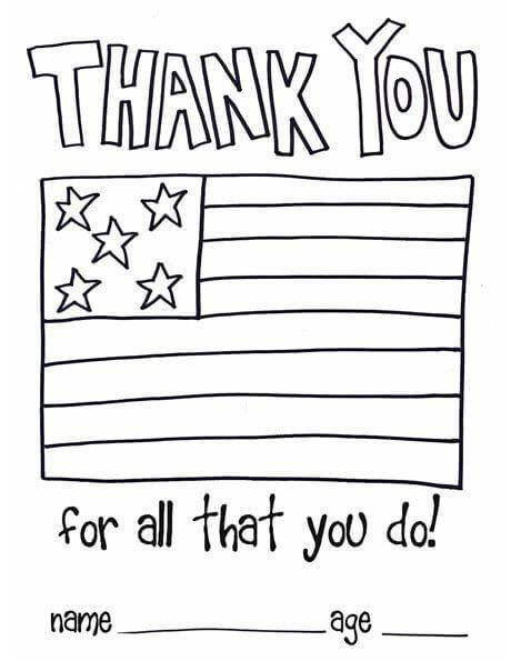 Veterans day card template veterans day coloring page veterans day activities veterans day thank you