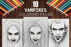Vampires coloring pages